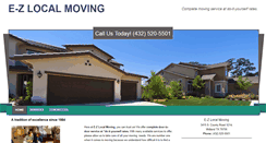 Desktop Screenshot of ezlocalmovers.com